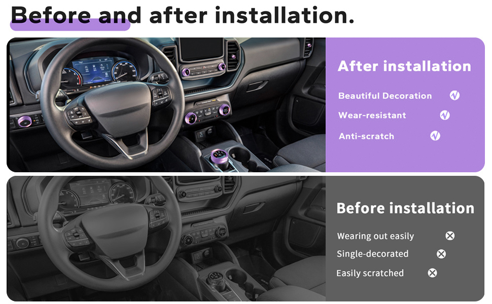 Ford Bronco Sport 11pcs Purple4