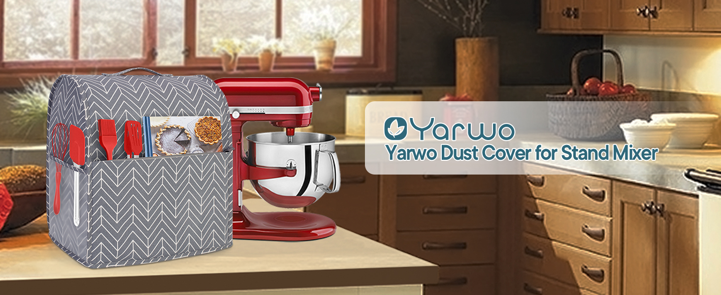 Yarwo Dust Cover for 68 qt Stand Mixer, Protective Stand