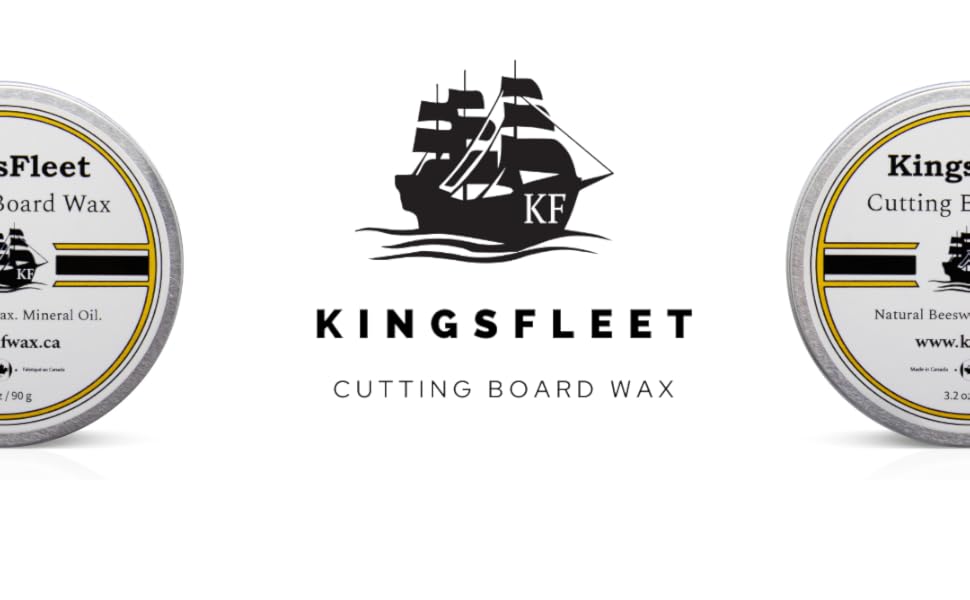 KingsFleet Cutting Board Wax 3.2oz Conditioner Canadian Made