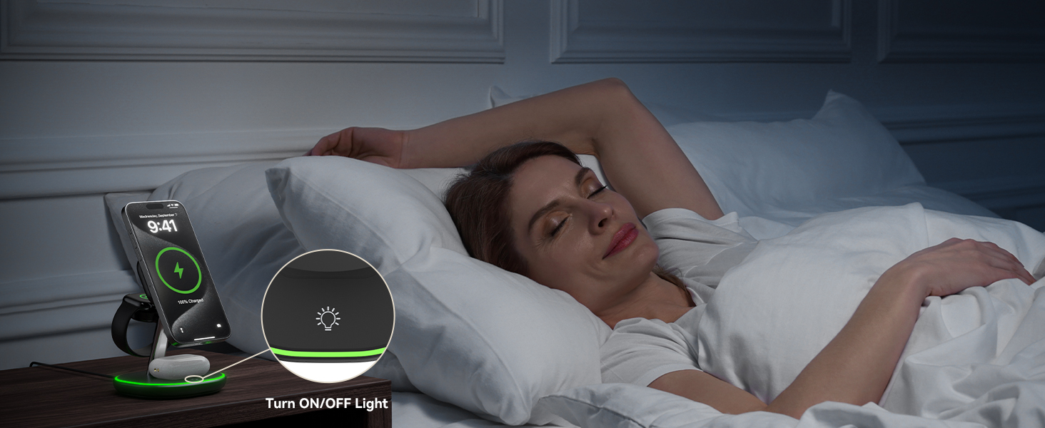 Qi2 3 in 1 Wireless Charging Station