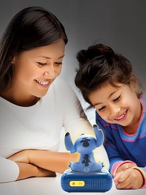 tikitikiページ Lexibook, Disney Stitch, Budzik Nocny Stitch, Świecąca