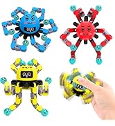 Cevioce Transformable Fidget Spinner Toys for Kids and Adults,3 PCS Easter Basket Stuffers Finger...