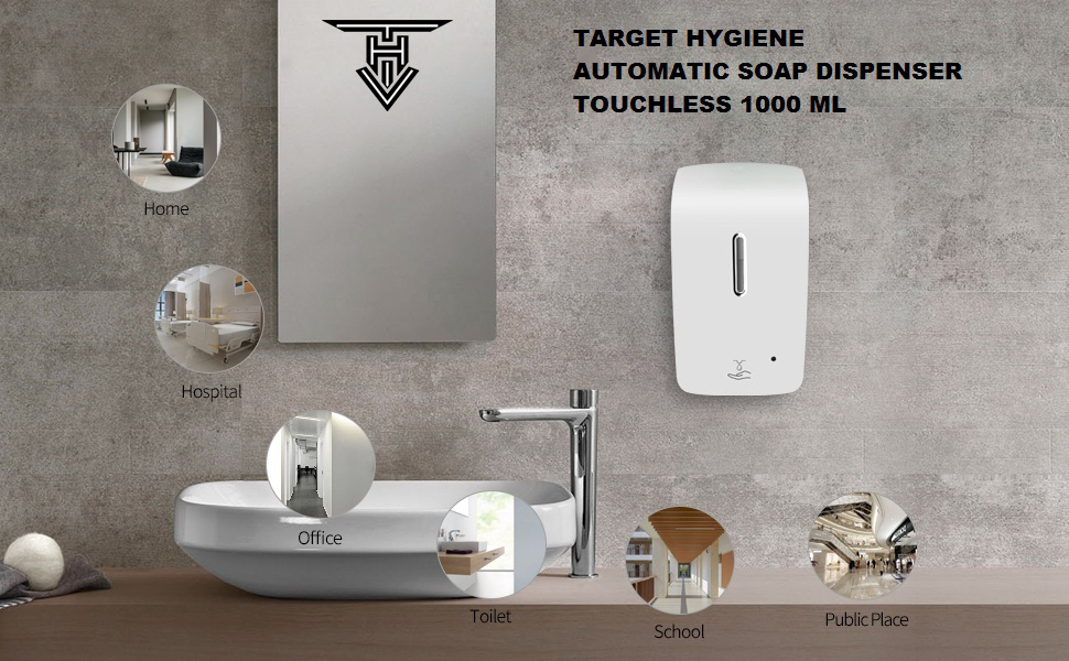 TARGET HYGIENE Automatic Touchless Smart Soap Dispenser ABSPlastic