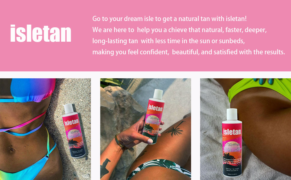 isletan Tanning Lotion Accelerator for Indoor Tanning Beds