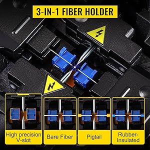 Handheld fiber fusion splicer
