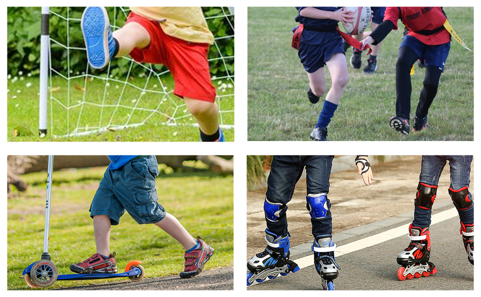 youth soccer socks with built-in shin guards