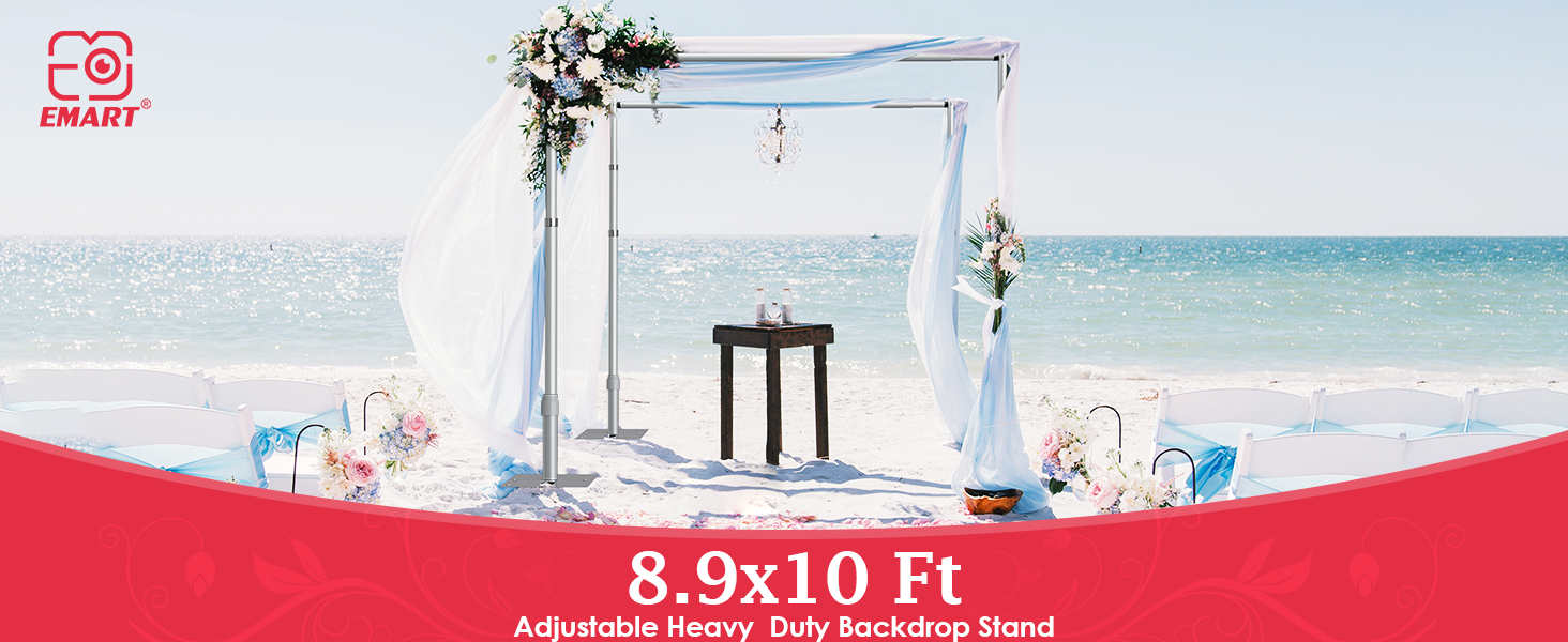 pipe and drape backdrop stand