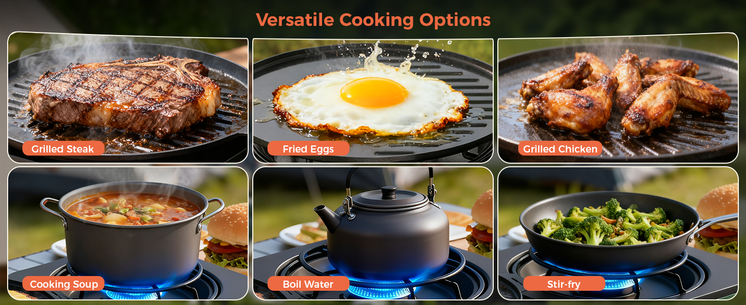 versatile cooking stove