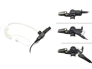 イヤフォン Motorola HKLN4601 with DECIBULLZ Custom Earplug