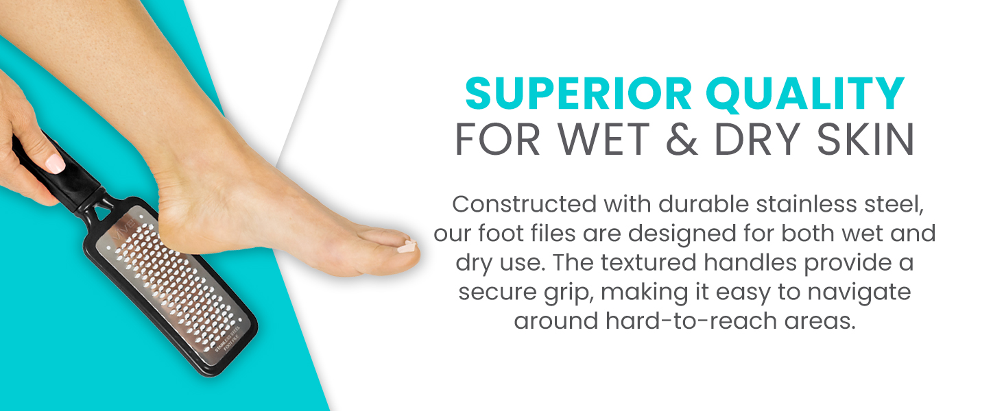 Foot File, Grater, Scraper For Dead Skin, Rough Dry Feet