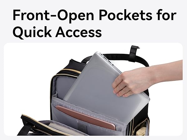 Safely house your 15.6-inch laptop in the padded compartment