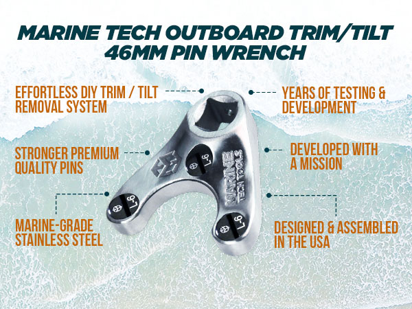 Amazon.com: Marine Tech Tools 46mm Outboard Trim Tilt Pin