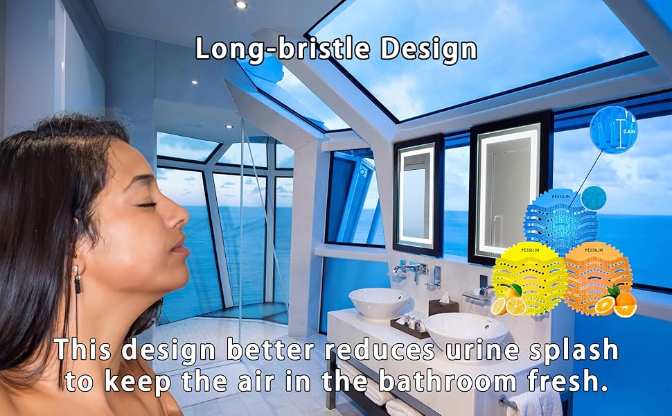 Urinal Screen Deodorizer, Urinal Mats for Men's Bathroom(9