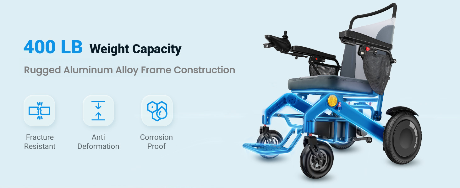 lightweight folding electric wheelchair