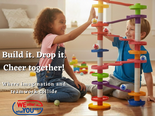 Super Ball Drop with 2 kids playing