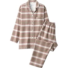 無印良品／XL／脇に縫い目のない／ピンクチェックとブルー2点フランネルパジャマ 無印良品／XL／脇に縫い目のない／ピンクチェックとブルー2点