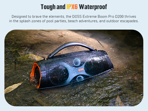 DOSS Extreme PRO D200 ワイヤレススピーカー Amazon.co.jp: bluetoothスピーカー ワイヤレス 120W 大音量 26