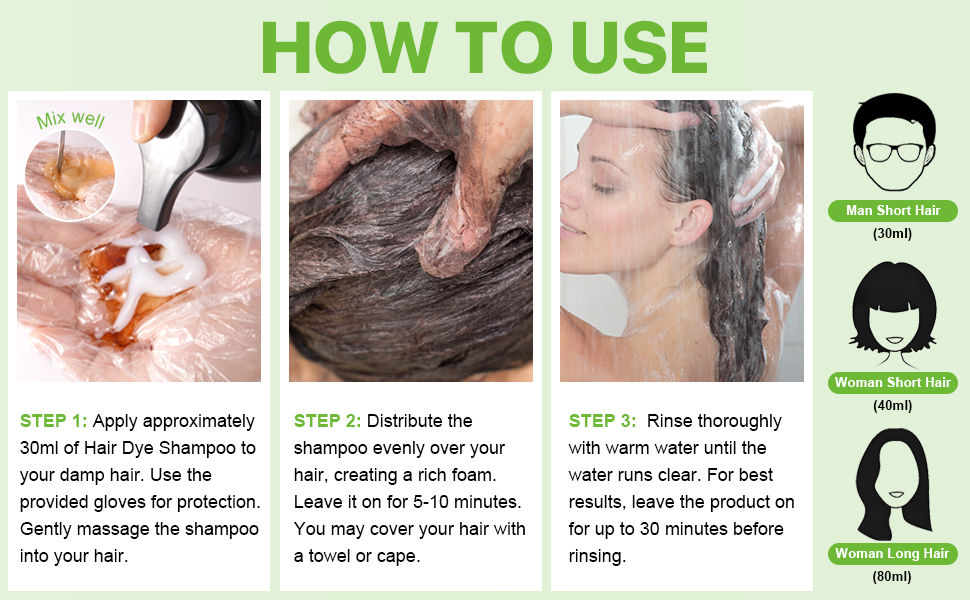 Tijdelijke haarkleur zwart tijdelijke haarkleur shampoo kleuring shampoo met kleur