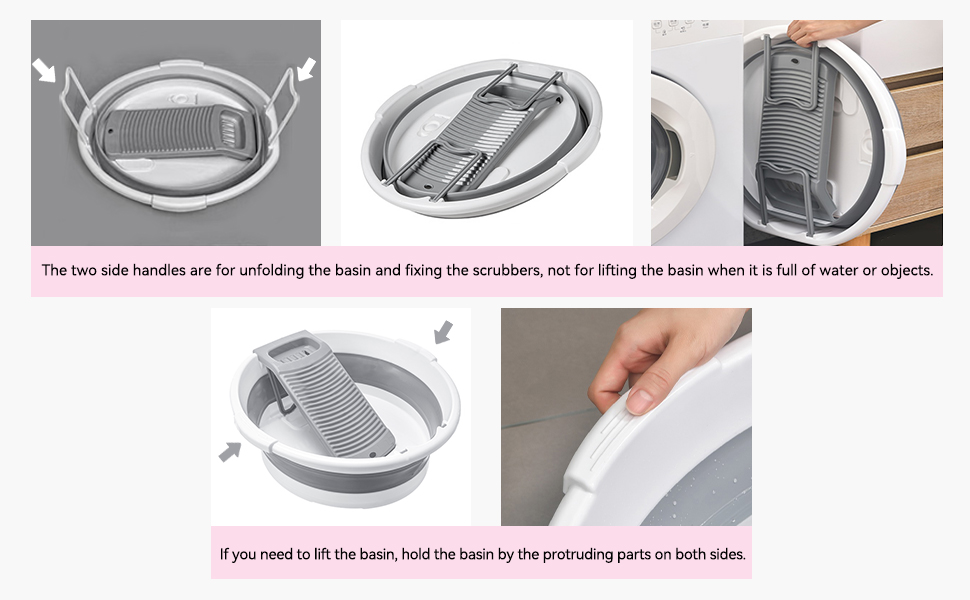 Collapsible Laundry Basin