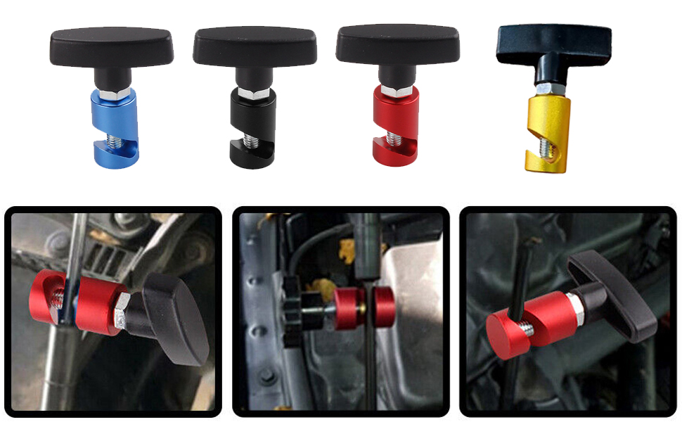 2 Pack Lift Support Hood Shocks Strut Clamp, Car Hood Strut