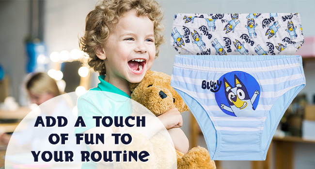 Bluey Boys Briefs, Comfortable Soft Breathable Underwear