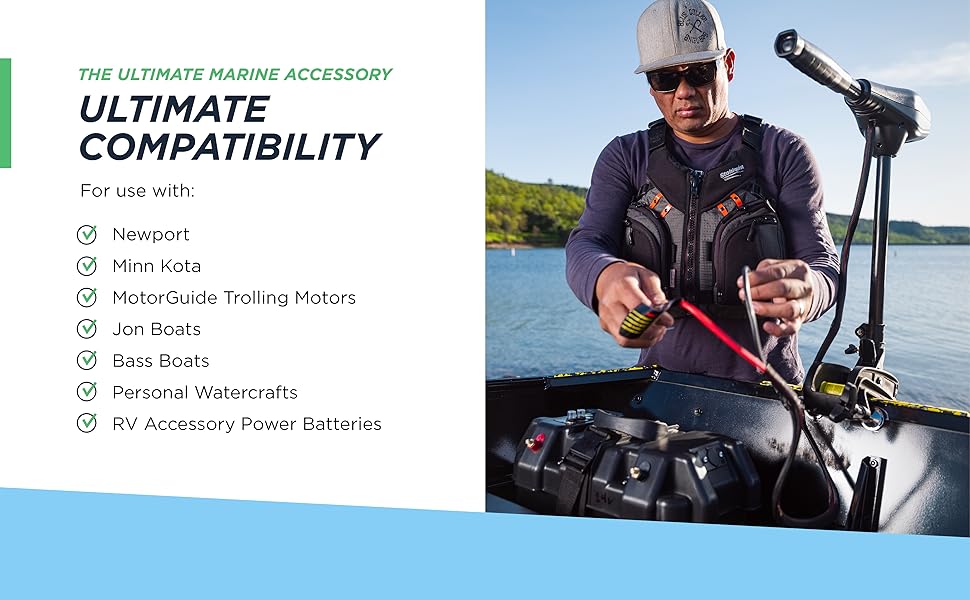 Newport Trolling Motor Smart Battery Box Power Center with