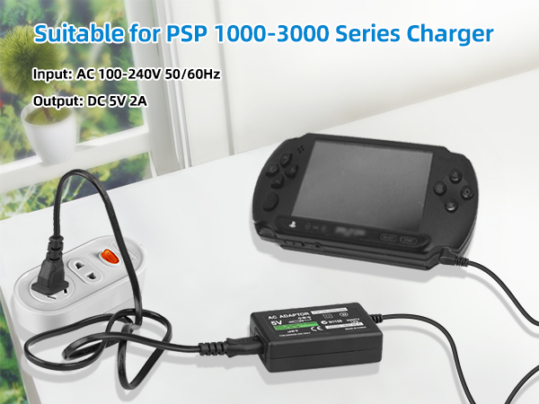PSP 充電器付き PSP 充電器 家庭用コンセント接続タイプ PSP-1000・PSP-2000