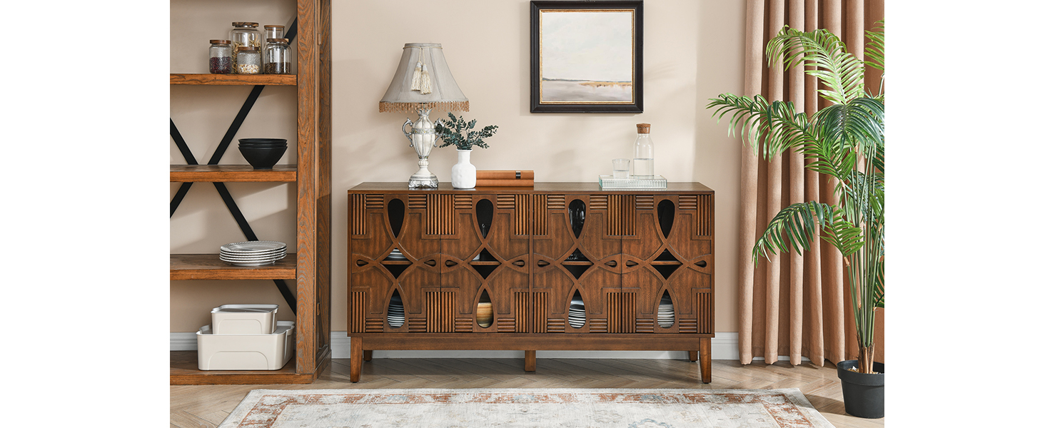 Mid Century Modern Sideboard Buffet Cabinet