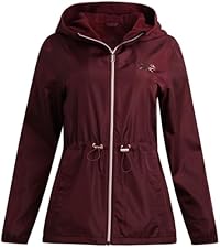 Reebok Womens Windbreaker Jacket - Water Resistant Polar