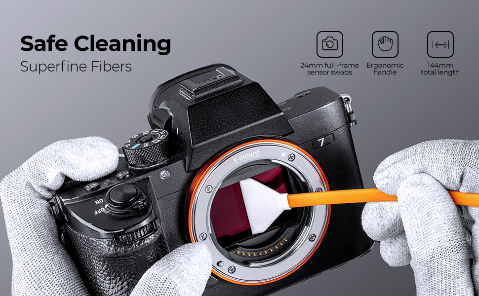 K&F Concept 14pcs Double Tipped 24mm APS Full Frame Sensor