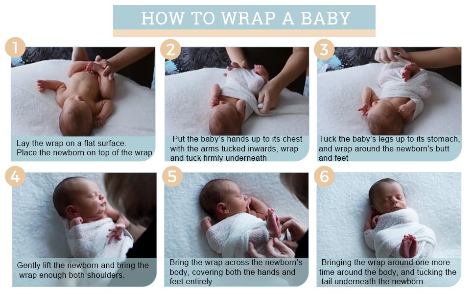 Sunmig Newborn Baby Stretch Wrap Photo Props WrapBaby