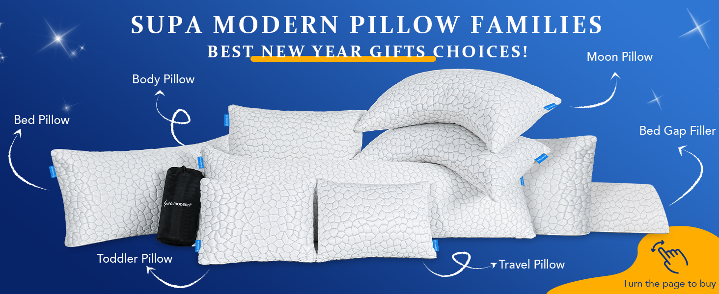 supa modern pillow families new year