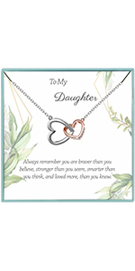 daughter necklace from dad and mom