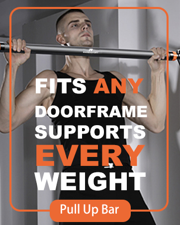 FITS ANY  DOORFRAME  SUPPORTS EVERY  WEIGHT
