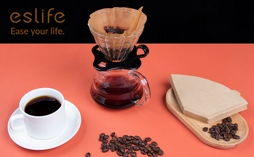 esLife Cone Coffee Filters 2120Pcs Disposable Coffee