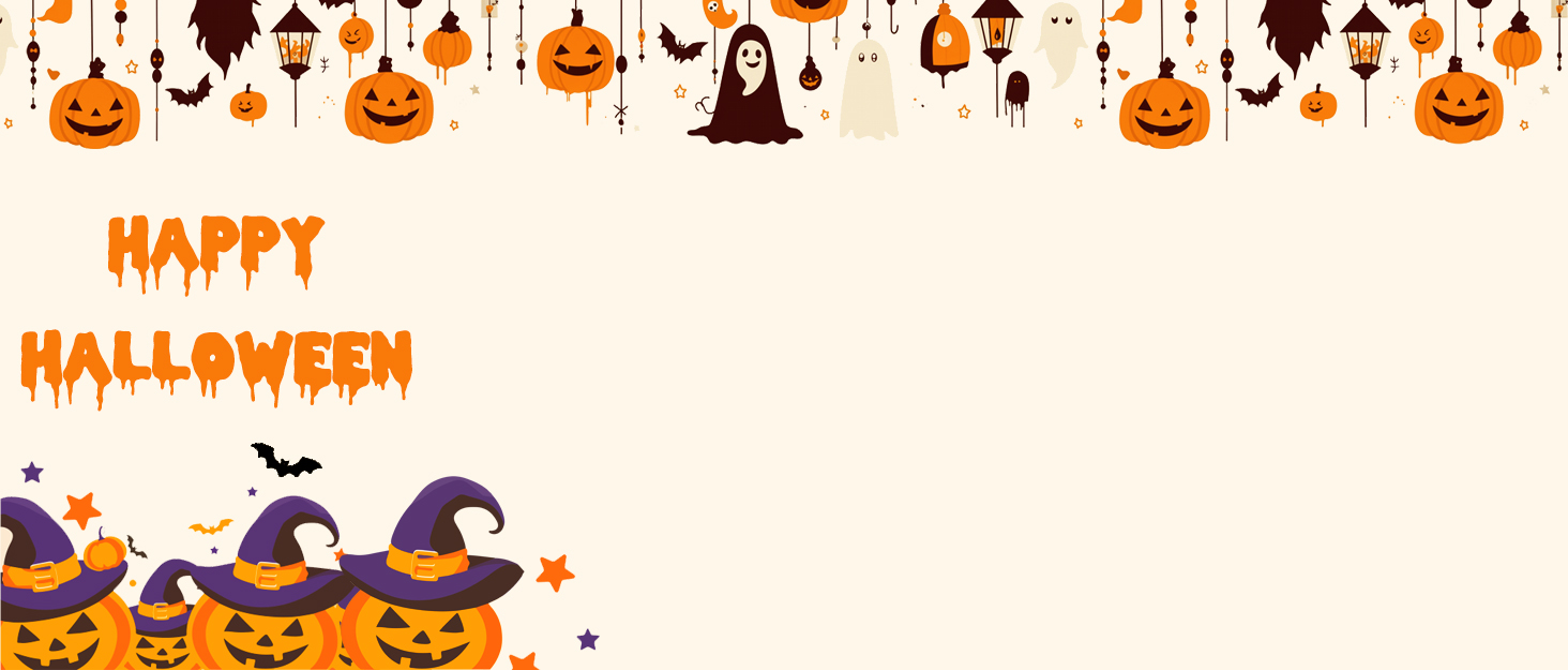 Feelyou Happy Halloween 7 Piece Bedding Set Queen Size for