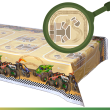 Monster Truck Tablecloth monster truck birthday decorations monster truck party decorations