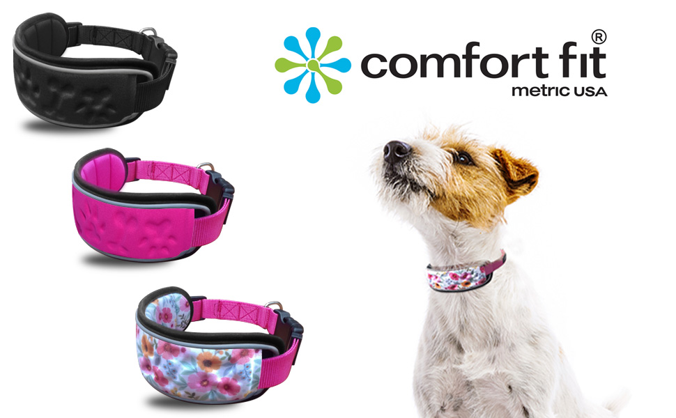 Comfort fit Reflective Dog Collar with Comfort Soft
