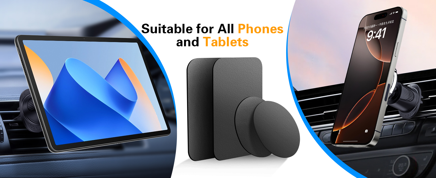 vertical vent phone mount magnetic