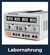 Velleman Labornetzgerät, einstellbar, 2 x 0-30 VDC/0-3 A, 5 VDC fest/3 A, Strombegrenzung, kurzsc...