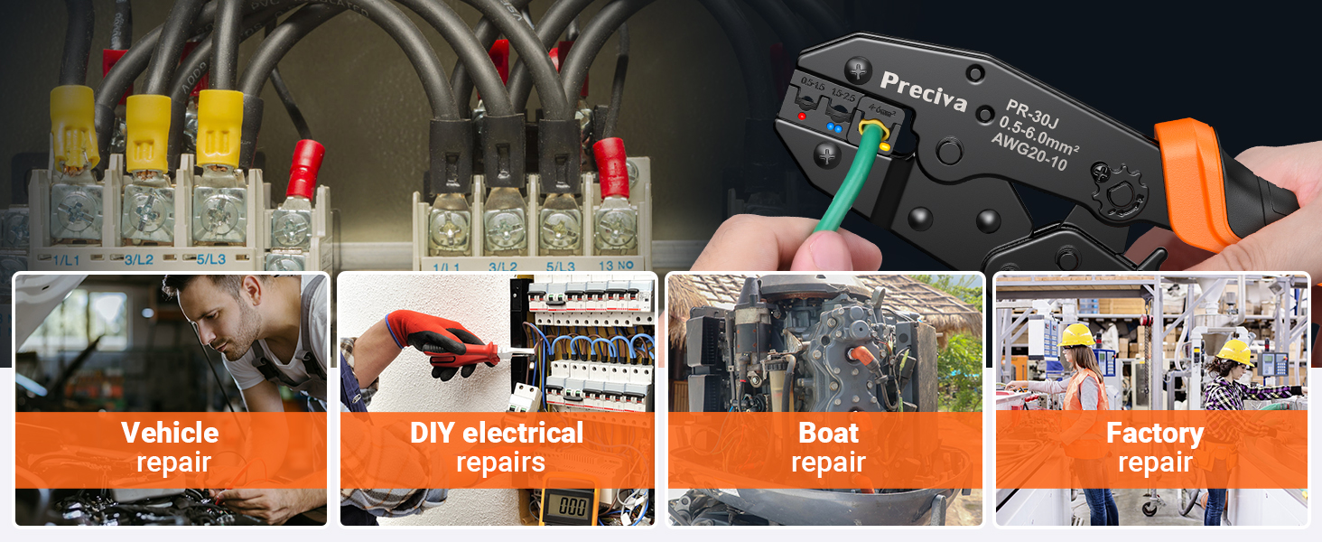 Crimping Tool Kit for Insulated Wire Connectors