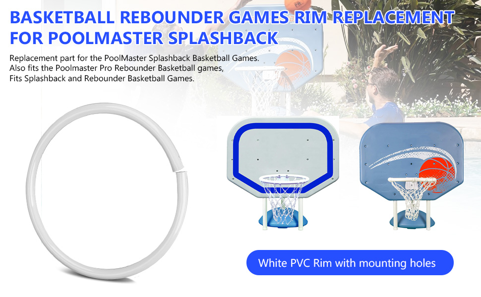Adabuing Basketball Rebounder Games Rim Replacement for