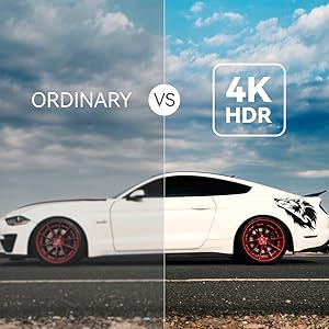 4K front and rear view mirror camera