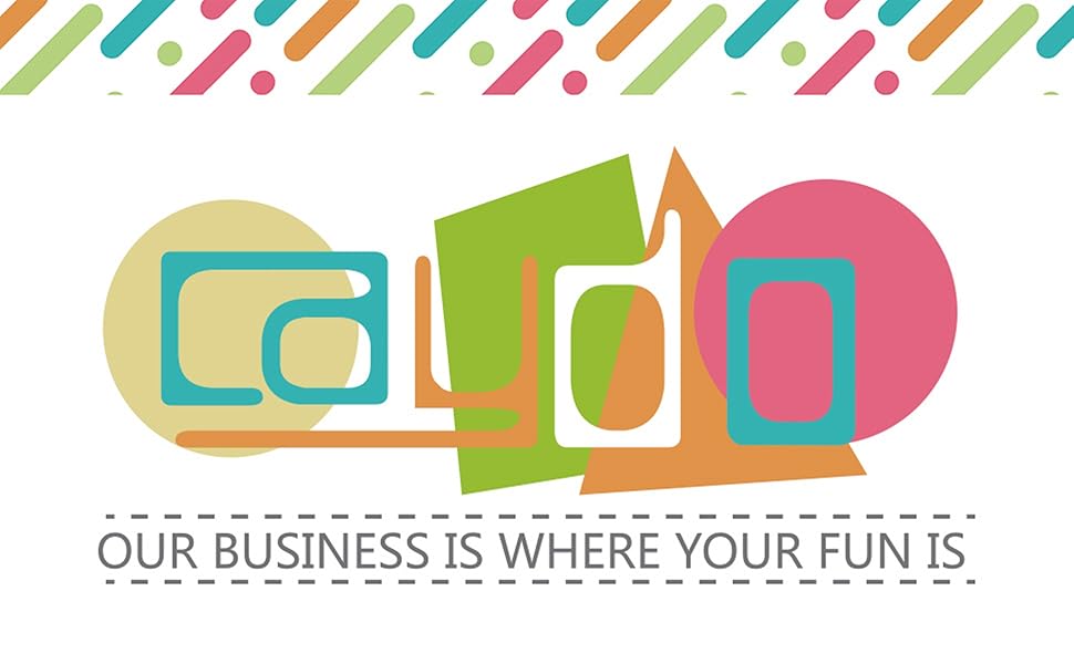 Caydo 1050pcs Multicolor Pom Poms