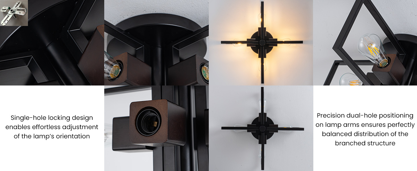 sputnik flush mount ceiling light