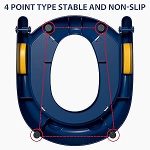 momness baby potty trainer seat toilet children commode bathroom ladder training poop foldable