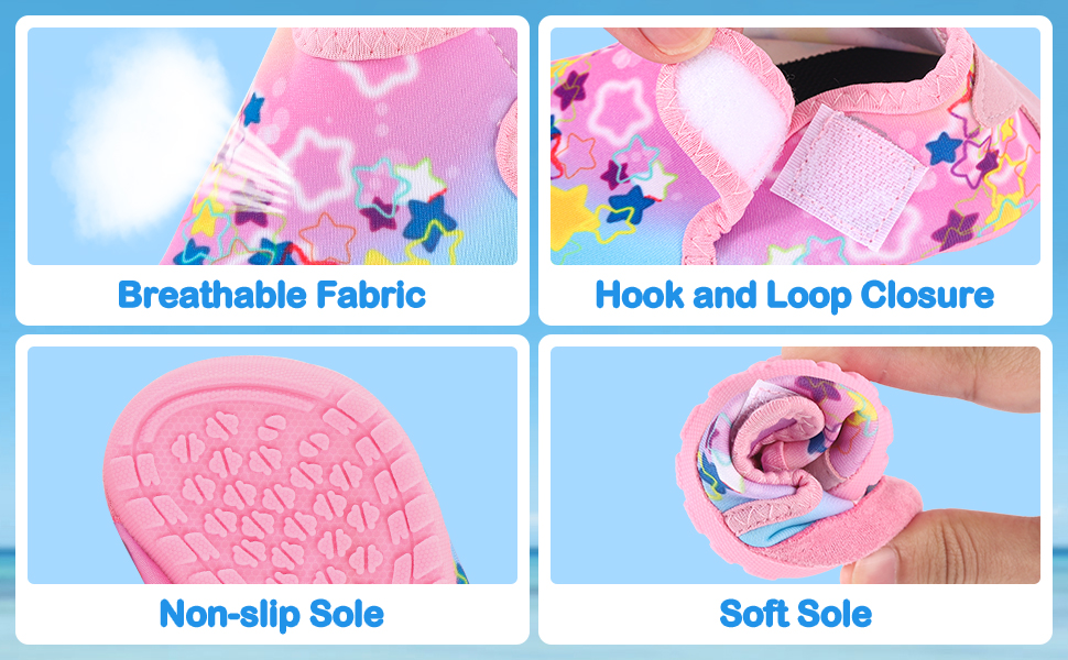 Kids Water Shoes Girls Children Toddler Swim Swimming Beach Socks Infant Baby Sea Surf Pool Wet Aqua