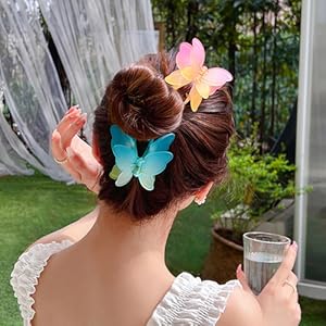Butterfly Hair Claw Clip