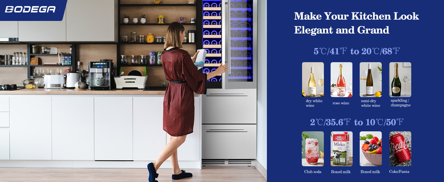 BODEGA 2 IN 1 Large Wine and Beverage Cooler