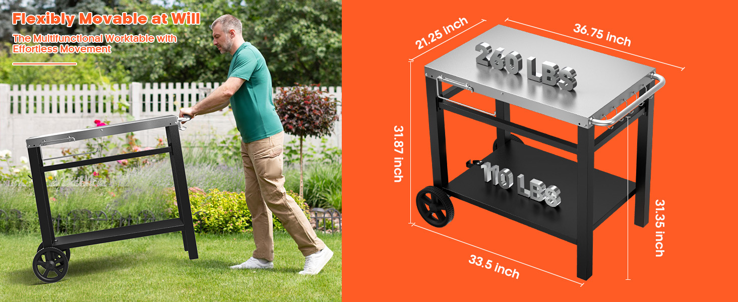 rolling kitchen island